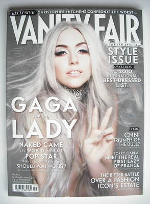 Vanity Fair magazine - Lady Gaga cover (September 2010)