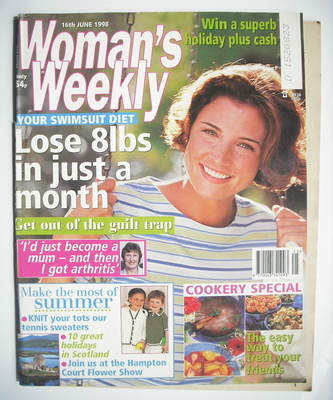 Woman's Weekly magazine (16 June 1998)