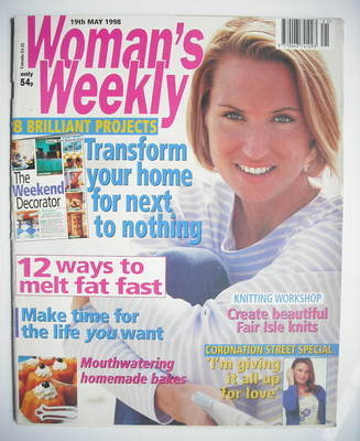<!--1998-05-19-->Woman's Weekly magazine (19 May 1998)