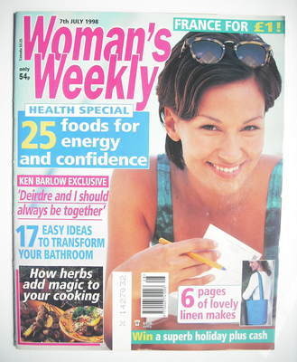 Woman's Weekly magazine (7 July 1998)