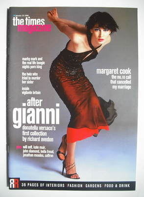 <!--1998-01-10-->The Times magazine - Erin O'Connor cover (10 January 1998)
