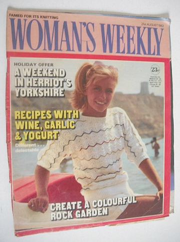 Woman's Weekly magazine (21 August 1982 - British Edition)