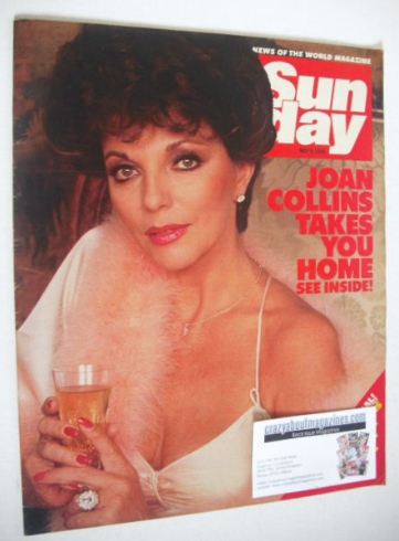 <!--1984-05-06-->Sunday magazine - 6 May 1984 - Joan Collins cover