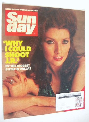 Sunday magazine - 20 May 1984 - Morgan Brittany cover