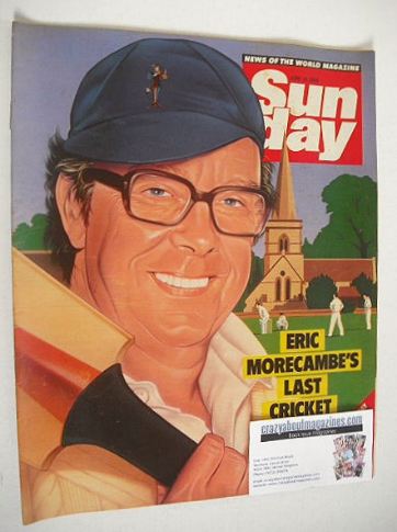 Sunday magazine - 10 June 1984 - Eric Morecambe cover