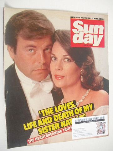 Sunday magazine - 15 July 1984 - Robert Wagner and Natalie Wood cover
