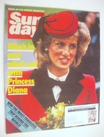 Sunday magazine - 3 February 1985 - Princess Diana cover