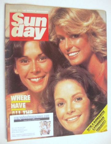 Sunday magazine - 10 February 1985 - Charlie's Angels cover