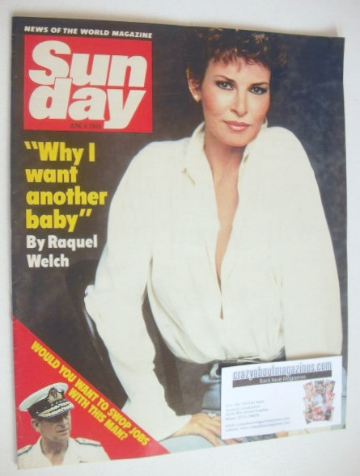 Sunday magazine - 9 June 1985 - Raquel Welch cover