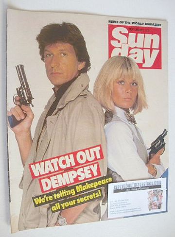 Sunday magazine - 8 September 1985 - Michael Brandon and Glynis Barber cover