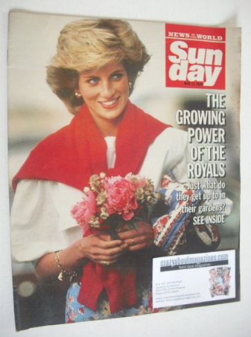 Sunday magazine - 11 May 1986 - Princess Diana cover