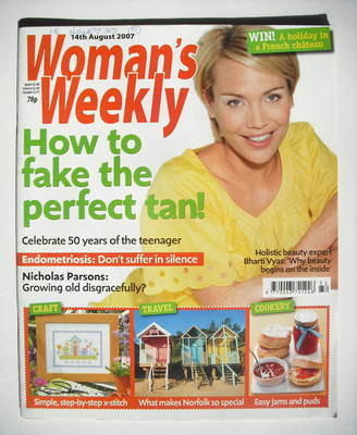 Woman's Weekly magazine (14 August 2007 - British Edition)