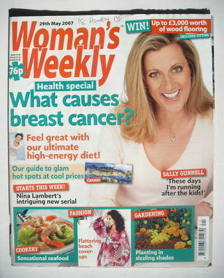 Woman's Weekly magazine (29 May 2007 - Sally Gunnell cover)