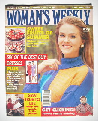 Woman's Weekly magazine (23 June 1992)