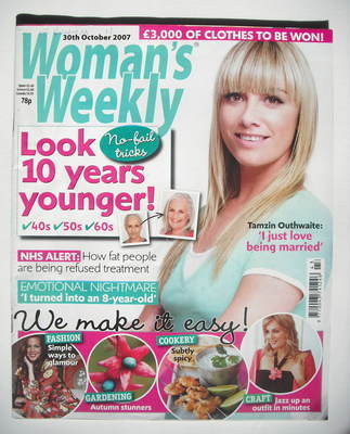Woman's Weekly magazine (30 October 2007 - British Edition)