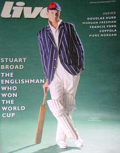 Live magazine - Stuart Broad cover (27 June 2010)
