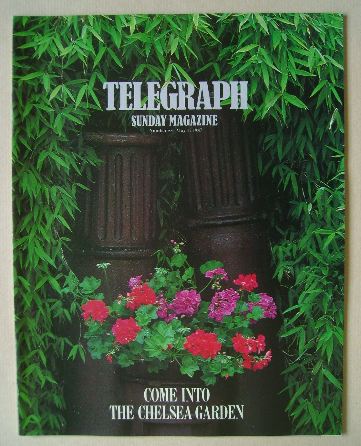 The Sunday Telegraph magazine - Come Into The Chelsea Garden cover (17 May 1987)