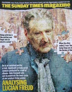 The Sunday Times magazine - Analysing Lucien Freud cover (22 May 2005)