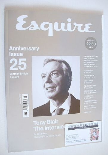 Esquire magazine - Tony Blair cover (November 2016)