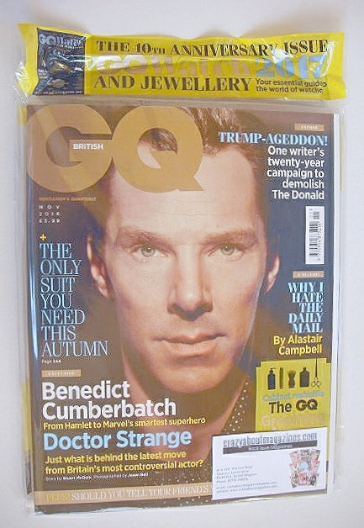 British GQ magazine - November 2016 - Benedict Cumberbatch cover