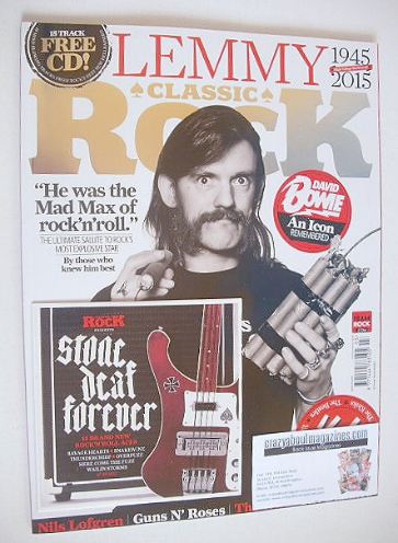<!--2016-03-->Classic Rock magazine - March 2016 - Lemmy cover