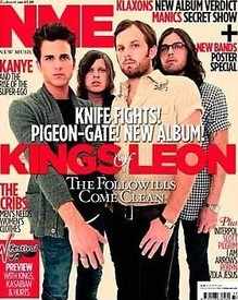 NME magazine - Kings of Leon cover (21 August 2010)