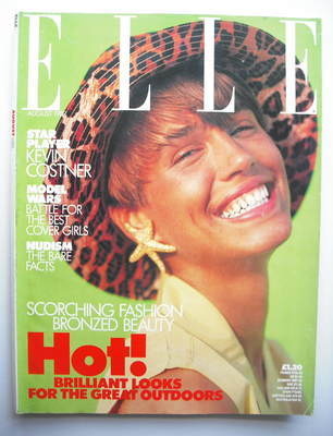 British Elle magazine - August 1989