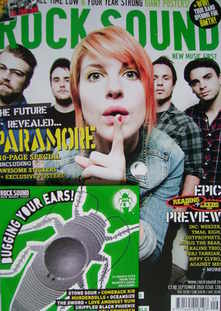 Rock Sound magazine - Paramore cover (September 2010)