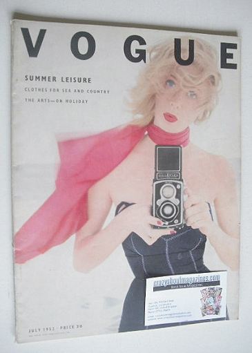 British Vogue magazine - July 1952 (Vintage Issue)