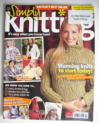 Simply Knitting magazine (Issue 24 - February 2007)