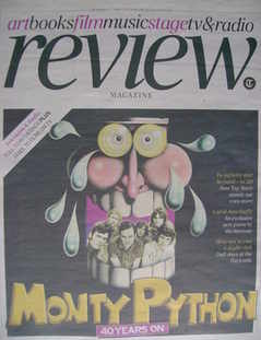 The Daily Telegraph Review newspaper supplement - 3 October 2009 - Monty Python 40 Years On cover