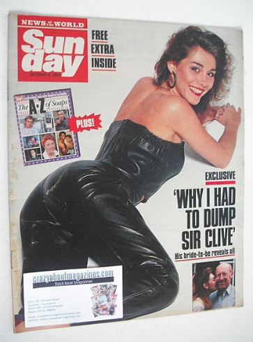 Sunday magazine - 15 October 1989 - Bernadette Tynan cover