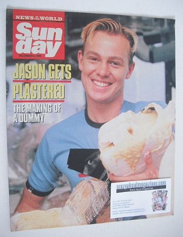Sunday magazine - 3 December 1989 - Jason Donovan cover