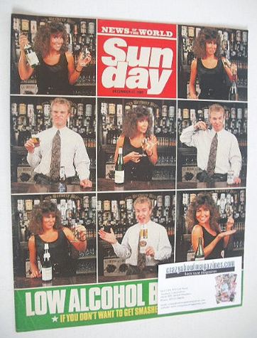 Sunday magazine - 17 December 1989 - Low Alcohol Booze Test cover