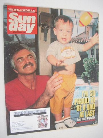 Sunday magazine - 21 January 1990 - Burt Reynolds cover
