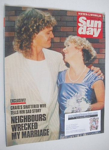 Sunday magazine - 4 February 1990 - Craig McLachlan cover