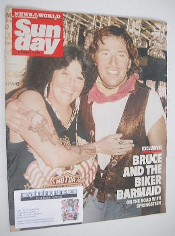 Sunday magazine - 18 February 1990 - Bruce Springsteen cover