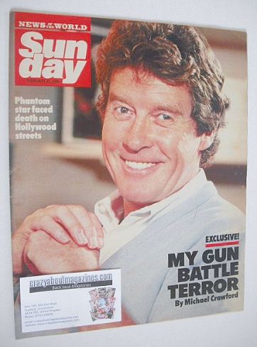 Sunday magazine - 25 February 1990 - Michael Crawford cover