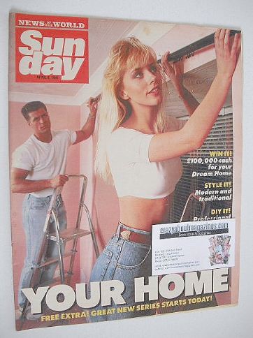 Sunday magazine - 8 April 1990 - Your Home cover