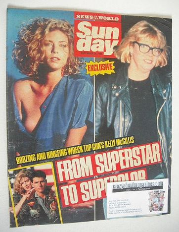 Sunday magazine - 20 November 1988 - Kelly McGillis cover