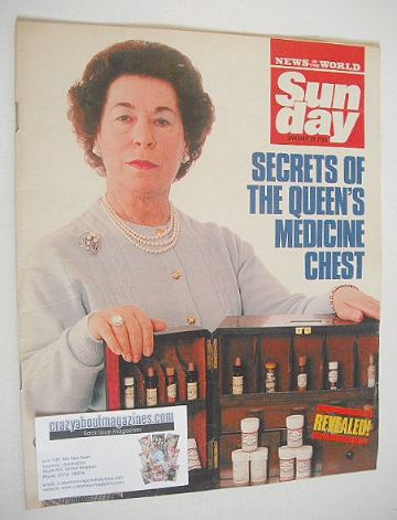 Sunday magazine - 29 January 1989 - The Queen's Medicine Chest cover
