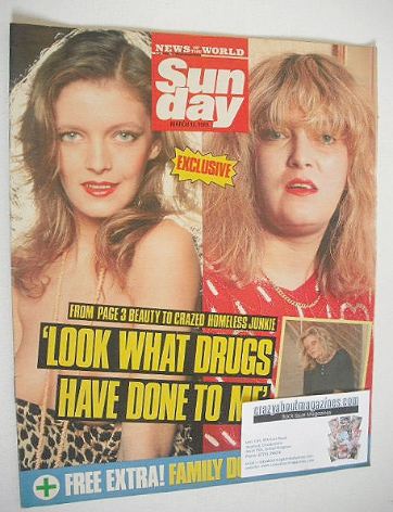 Sunday magazine - 12 March 1989 - Terri Ellis cover