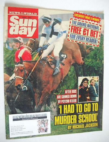Sunday magazine - 2 April 1989 - The Grand National cover