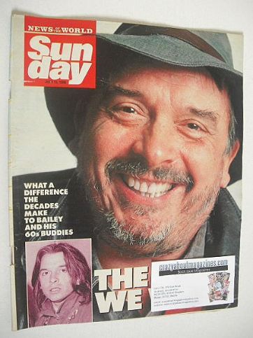 Sunday magazine - 15 July 1990 - David Bailey cover