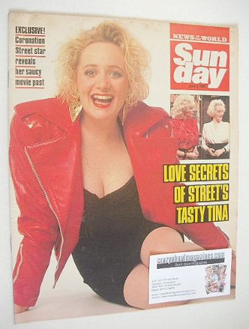 Sunday magazine - 2 July 1989 - Michelle Holmes cover