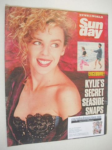 Sunday magazine - 25 June 1989 - Kylie Minogue cover