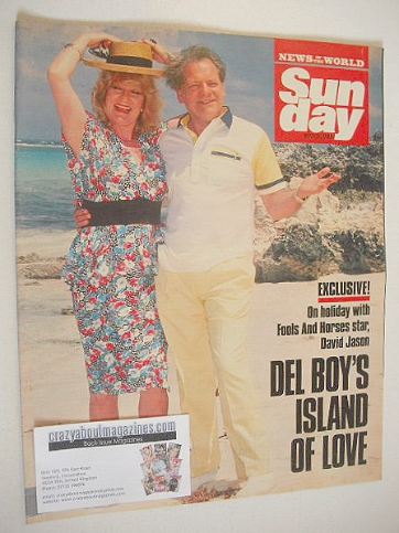 Sunday magazine - 28 May 1989 - David Jason cover
