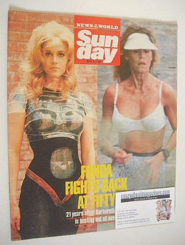 Sunday magazine - 21 May 1989 - Jane Fonda cover
