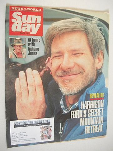 Sunday magazine - 7 May 1989 - Harrison Ford cover