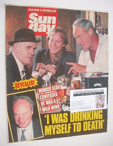 Sunday magazine - 15 January 1989 - Glynn Edwards cover